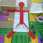 ZOOM (Matchstick people are more complex than they appear) under construction, hidden detail 2009